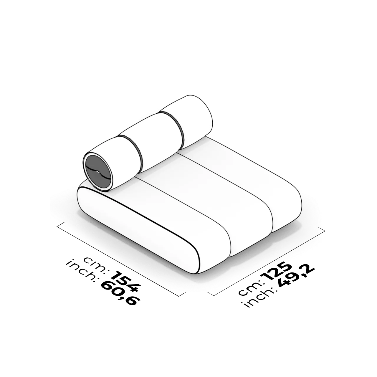 Accoudoir de relaxation sans module