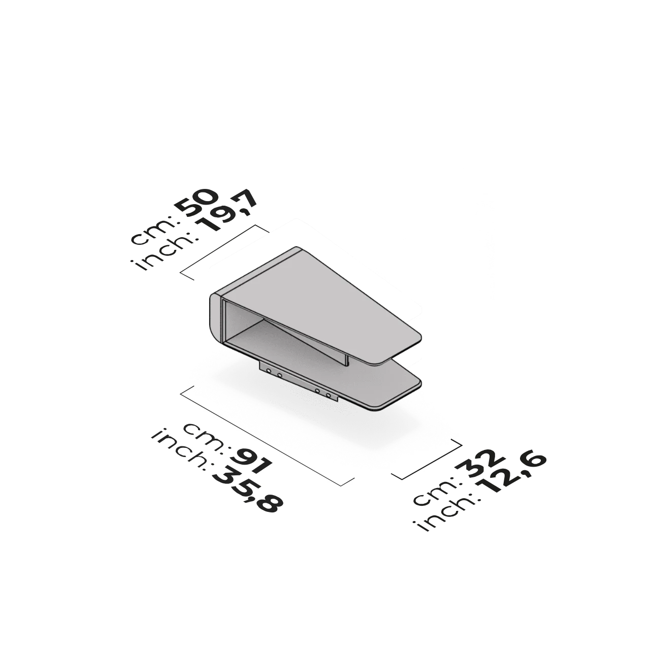 Table basse à angle inter