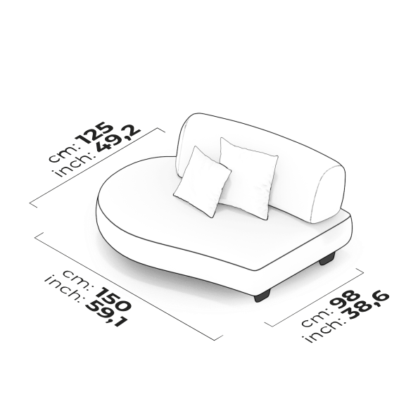 Module courbé (Gauche)