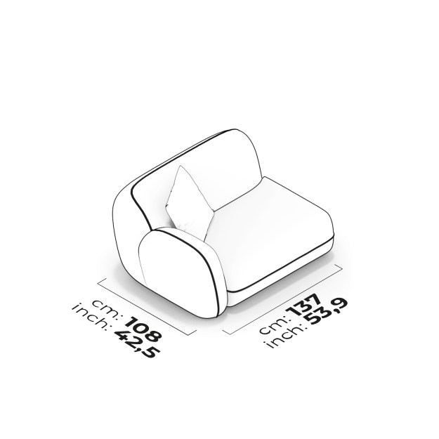 Module de bras 100 cm (Gauche)