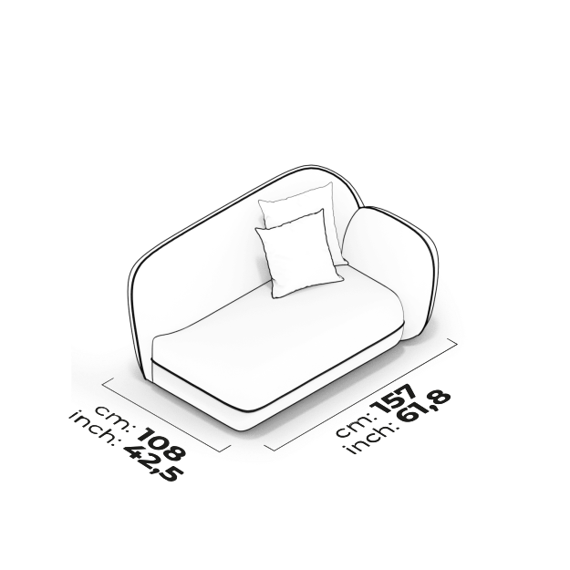 Module de bras 120 cm (Droit)