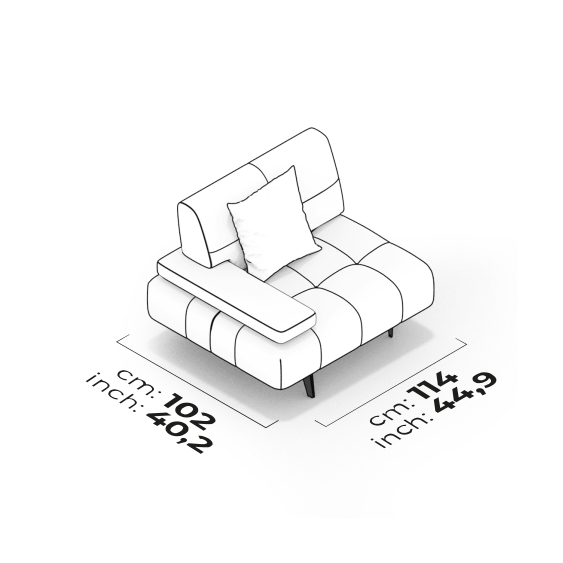 Module de bras court (gauche)