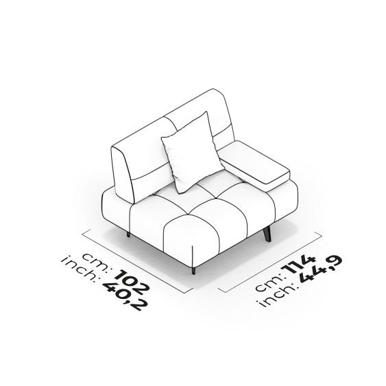 Module de bras long (droit)