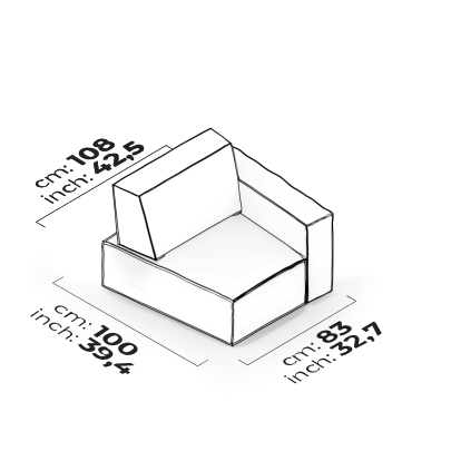 Module angulé (Droit)