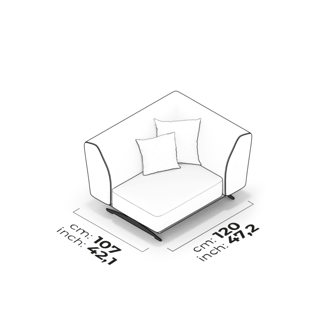 Module d'angle (droit)